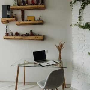 Floating Wall Shelves Set - Rustic Wood Display Shelves