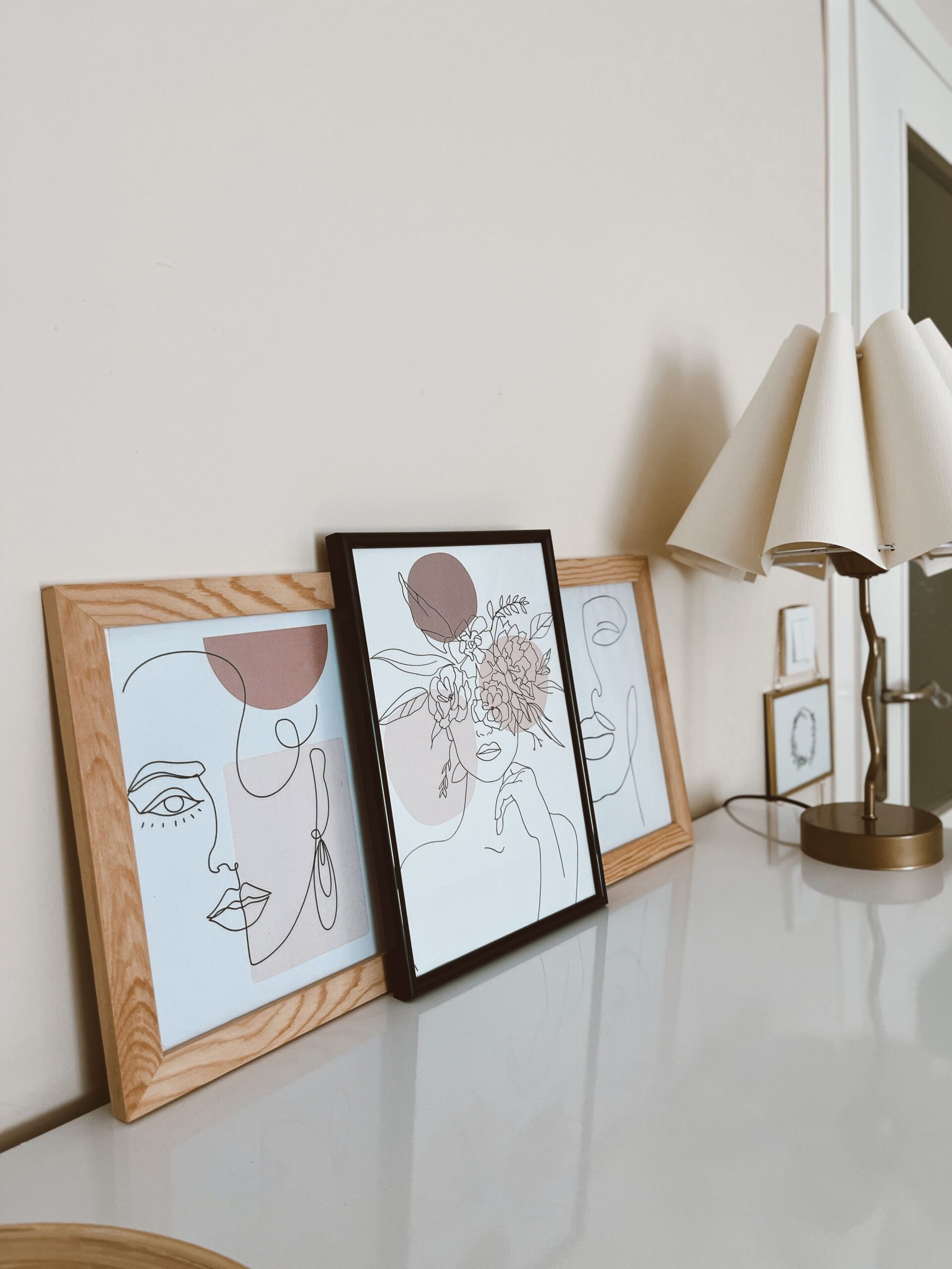 Decorative Wall Art Print Set - Modern Abstract