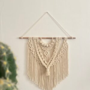 Macrame Wall Hanging - Boho Hand Woven Decor